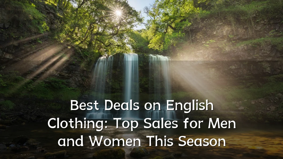 Best Deals on English Clothing: Top Sales for Men and Women This Season