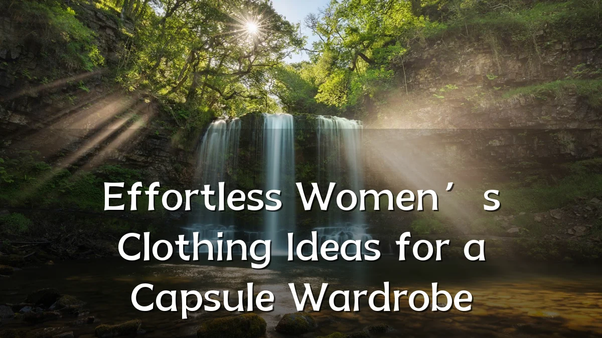 Effortless Women’s Clothing Ideas for a Capsule Wardrobe