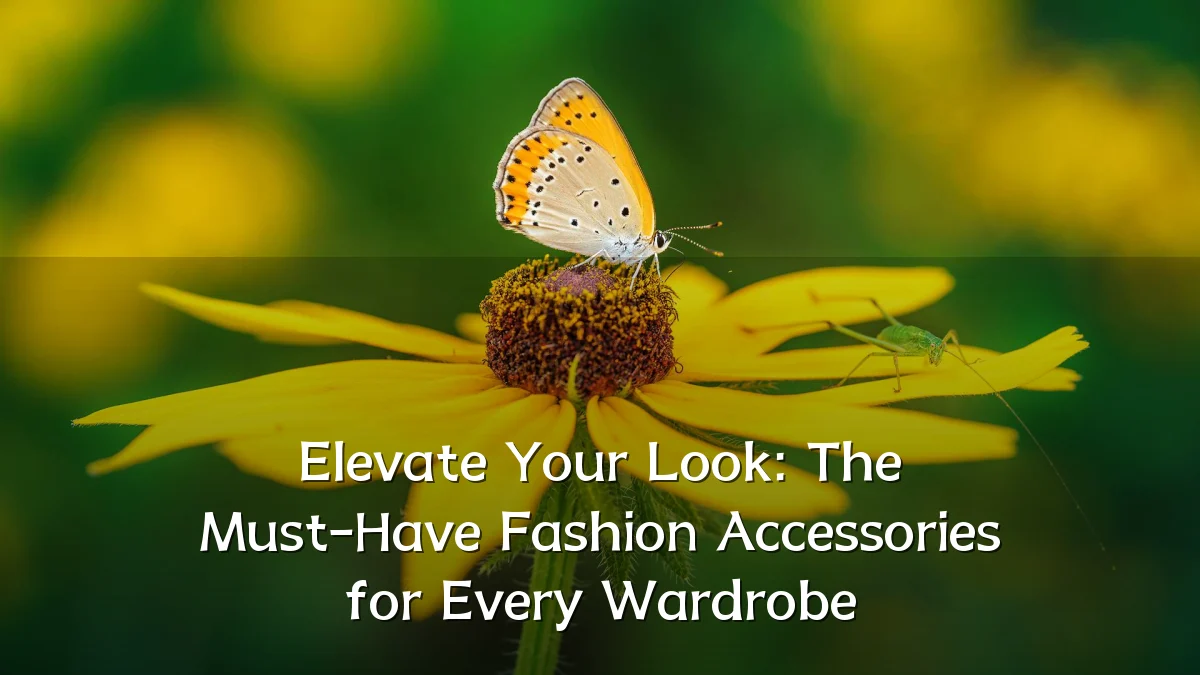 Elevate Your Look: The Must-Have Fashion Accessories for Every Wardrobe
