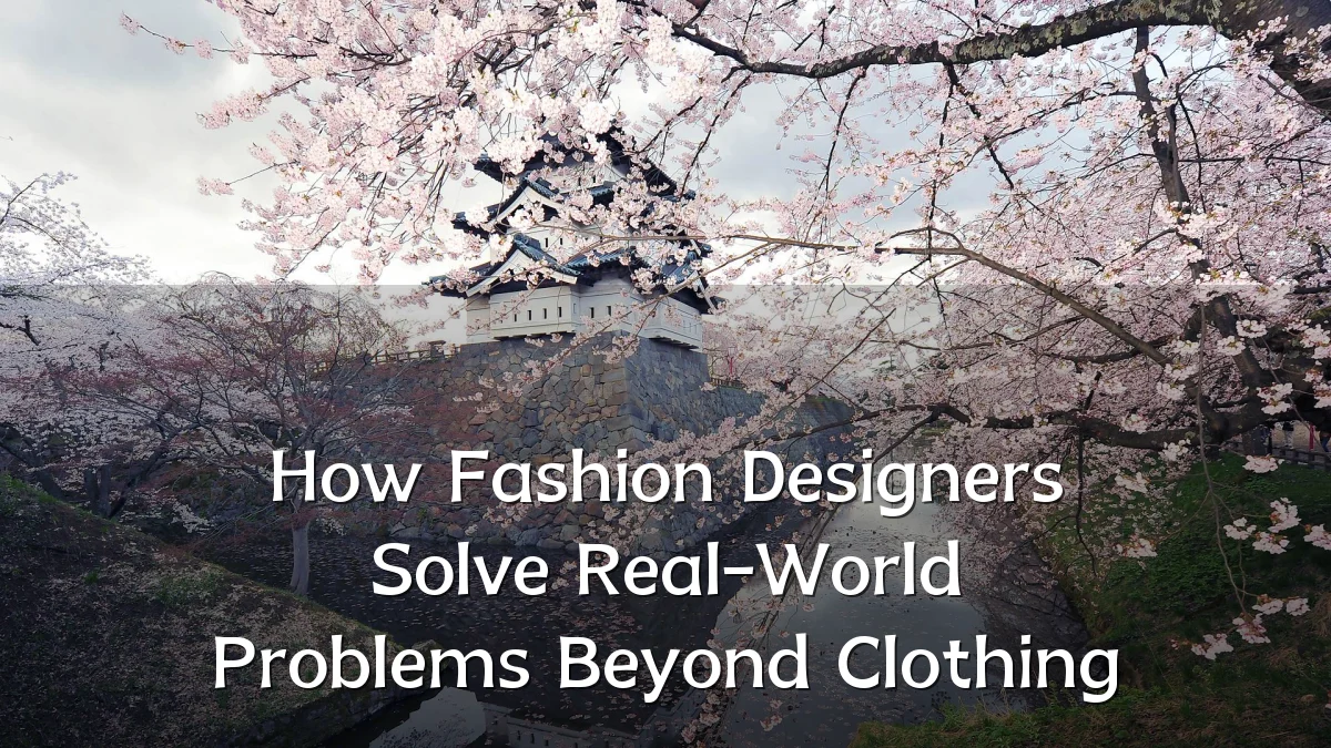 How Fashion Designers Solve Real-World Problems Beyond Clothing