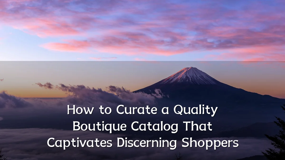How to Curate a Quality Boutique Catalog That Captivates Discerning Shoppers