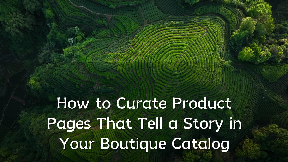 How to Curate Product Pages That Tell a Story in Your Boutique Catalog