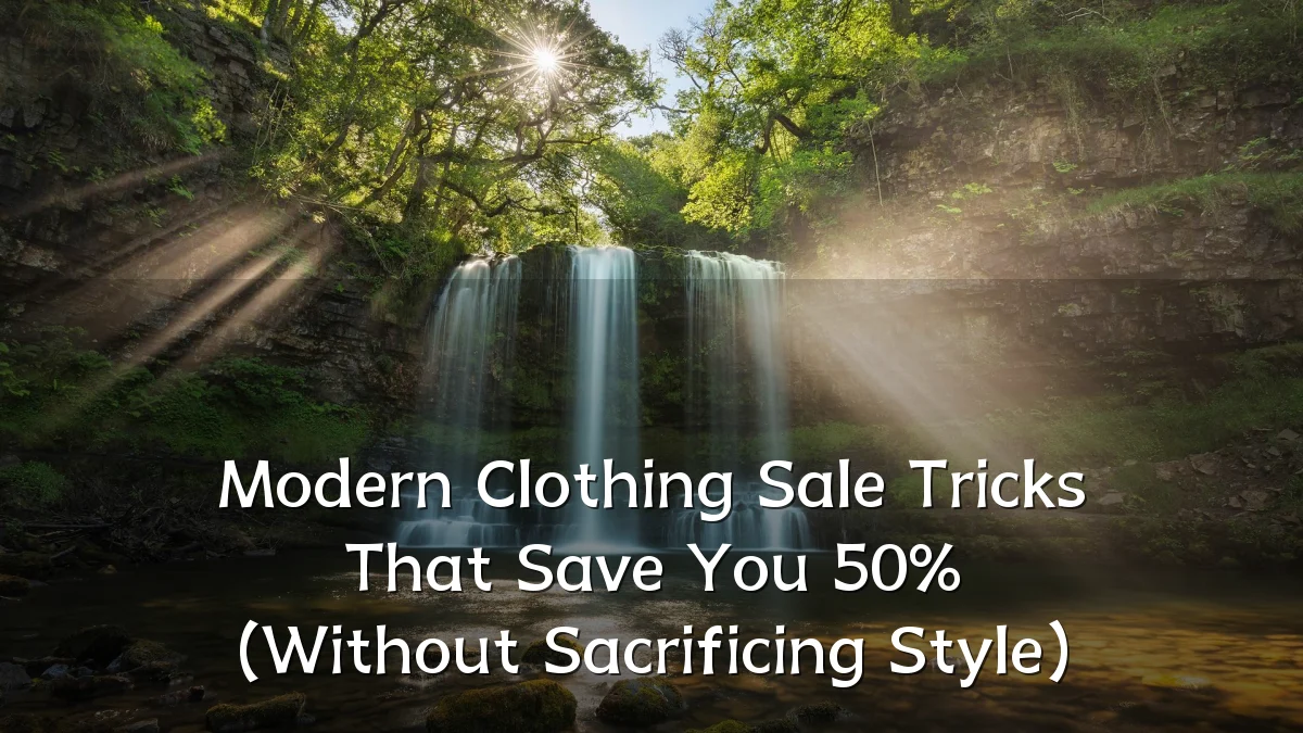 Modern Clothing Sale Tricks That Save You 50% (Without Sacrificing Style)