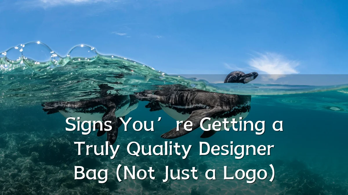 Signs You’re Getting a Truly Quality Designer Bag (Not Just a Logo)