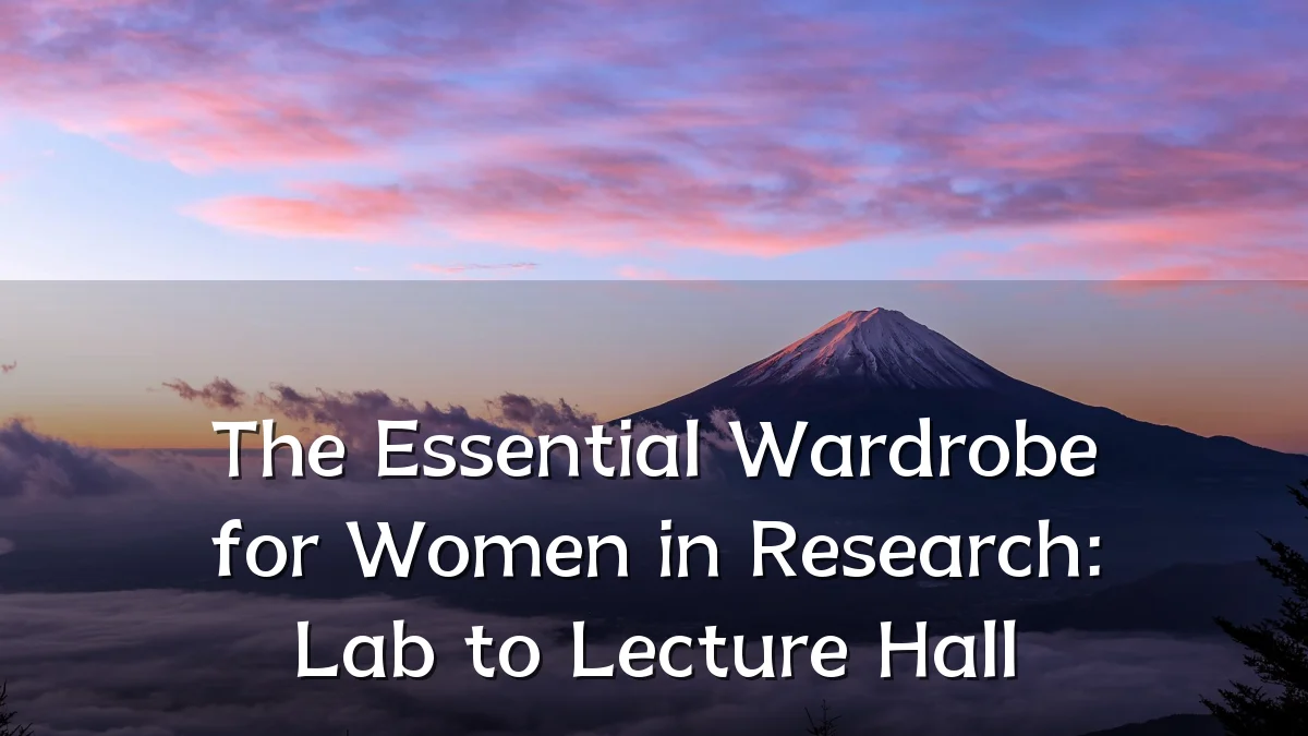 The Essential Wardrobe for Women in Research: Lab to Lecture Hall