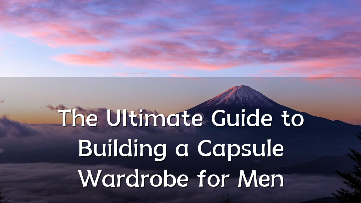 The Ultimate Guide to Building a Capsule Wardrobe for Men
