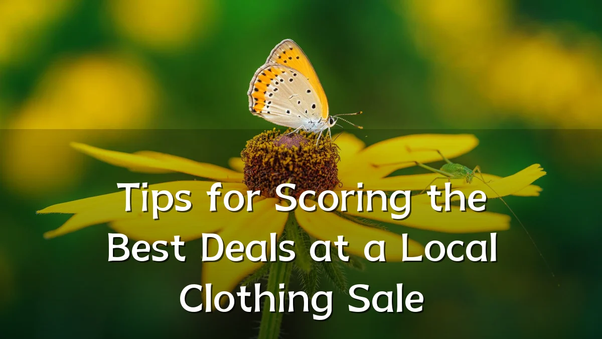 Tips for Scoring the Best Deals at a Local Clothing Sale