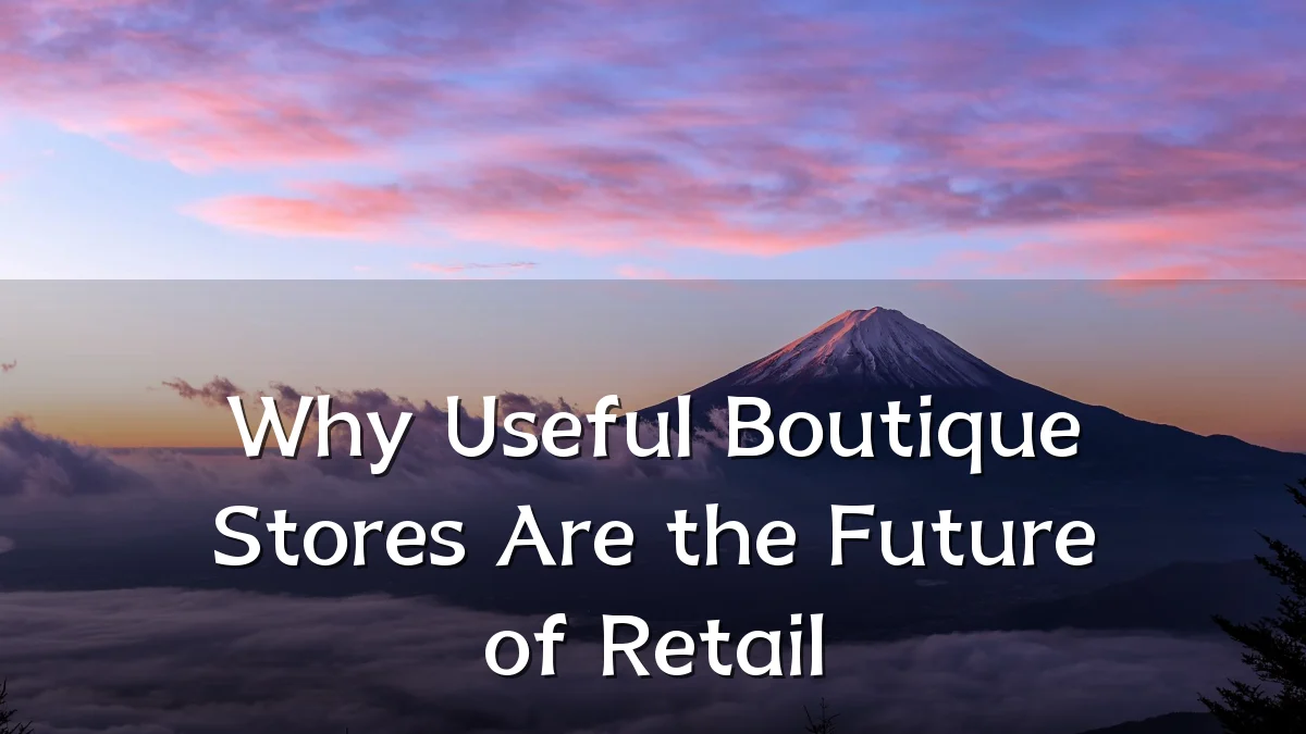 Why Useful Boutique Stores Are the Future of Retail