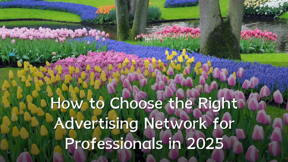How to Choose the Right Advertising Network for Professionals in 2025